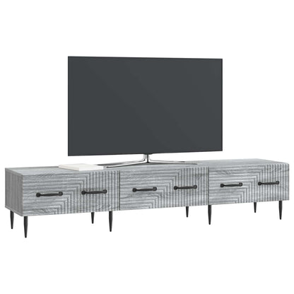 vidaXL TV Cabinet Grey Sonoma 147 x 34.5 x 30 cm Engineered Wood