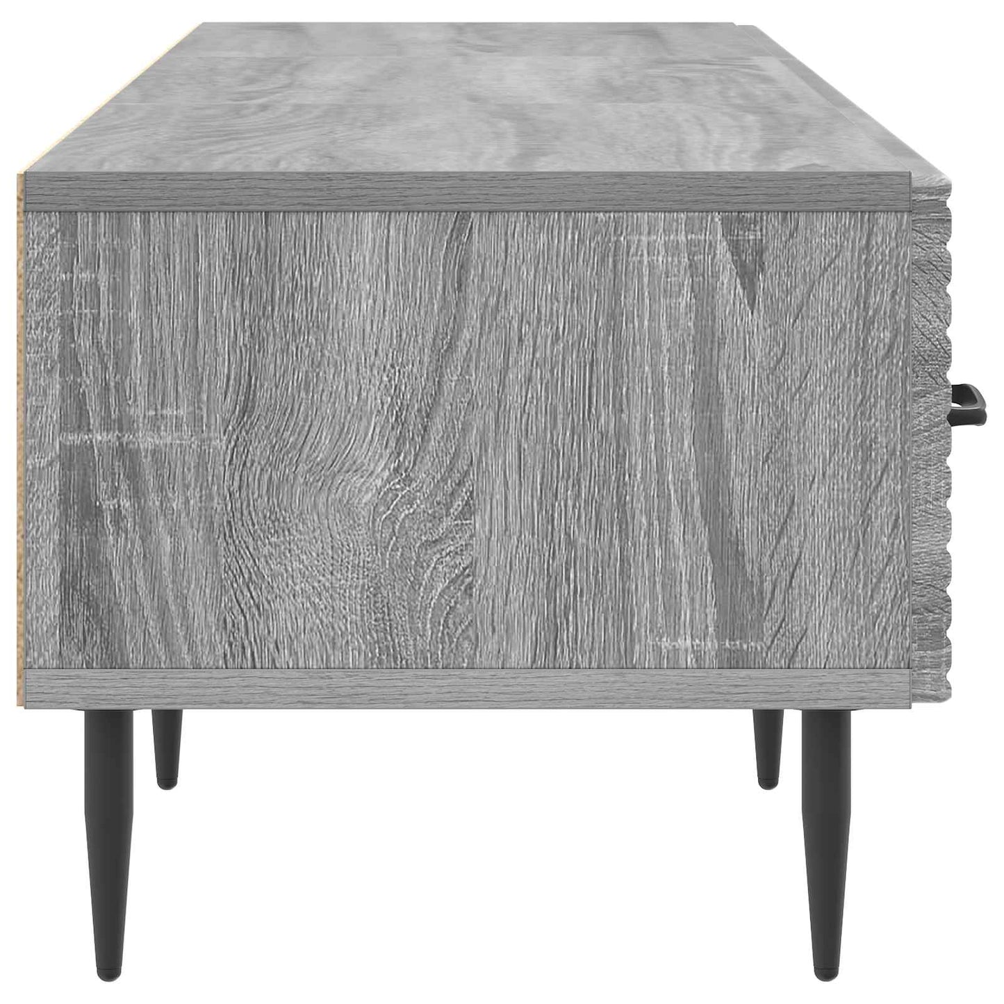 vidaXL TV Cabinet Grey Sonoma 147 x 34.5 x 30 cm Engineered Wood