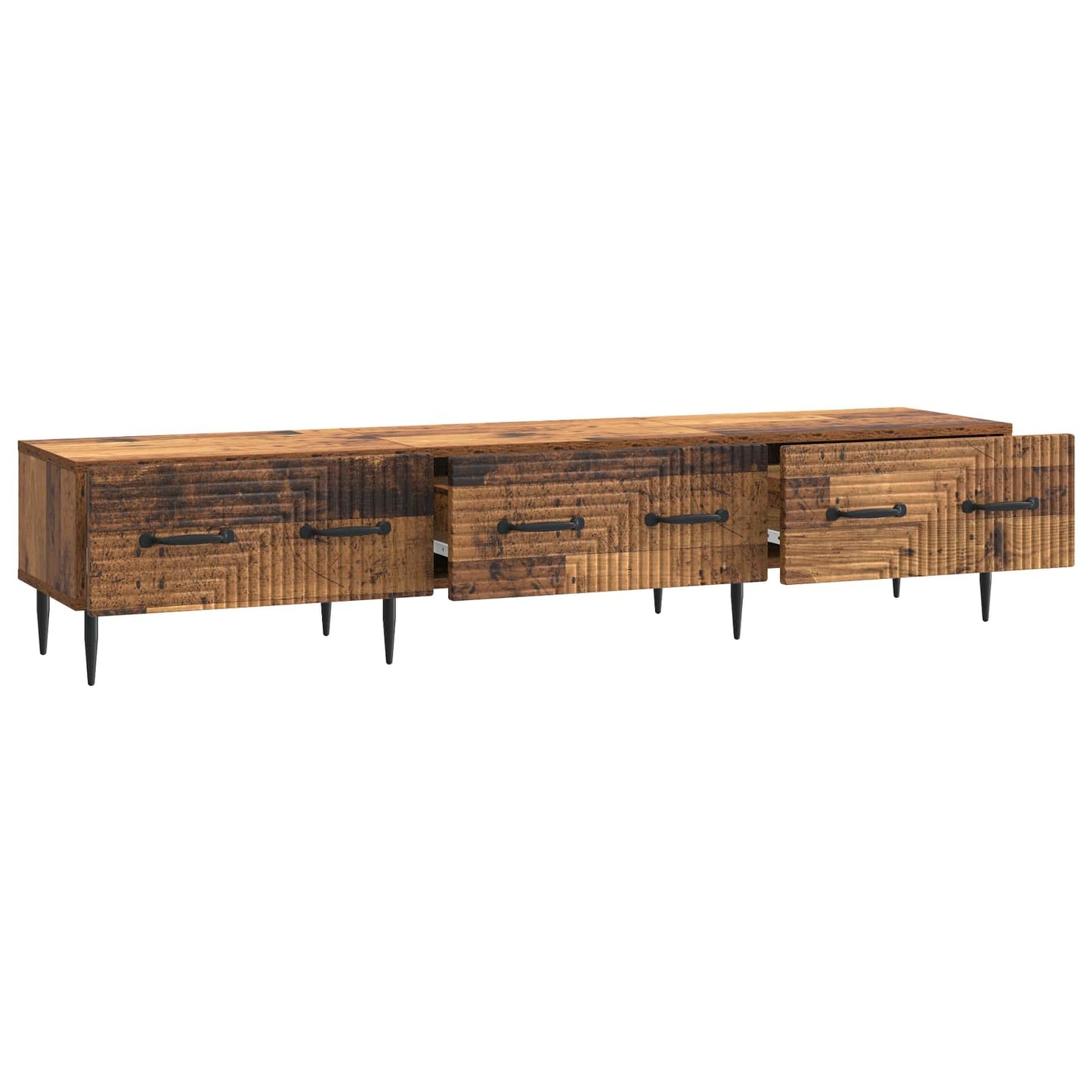 vidaXL TV Cabinet Old Wood 147 x 34.5 x 30 cm Engineered Wood