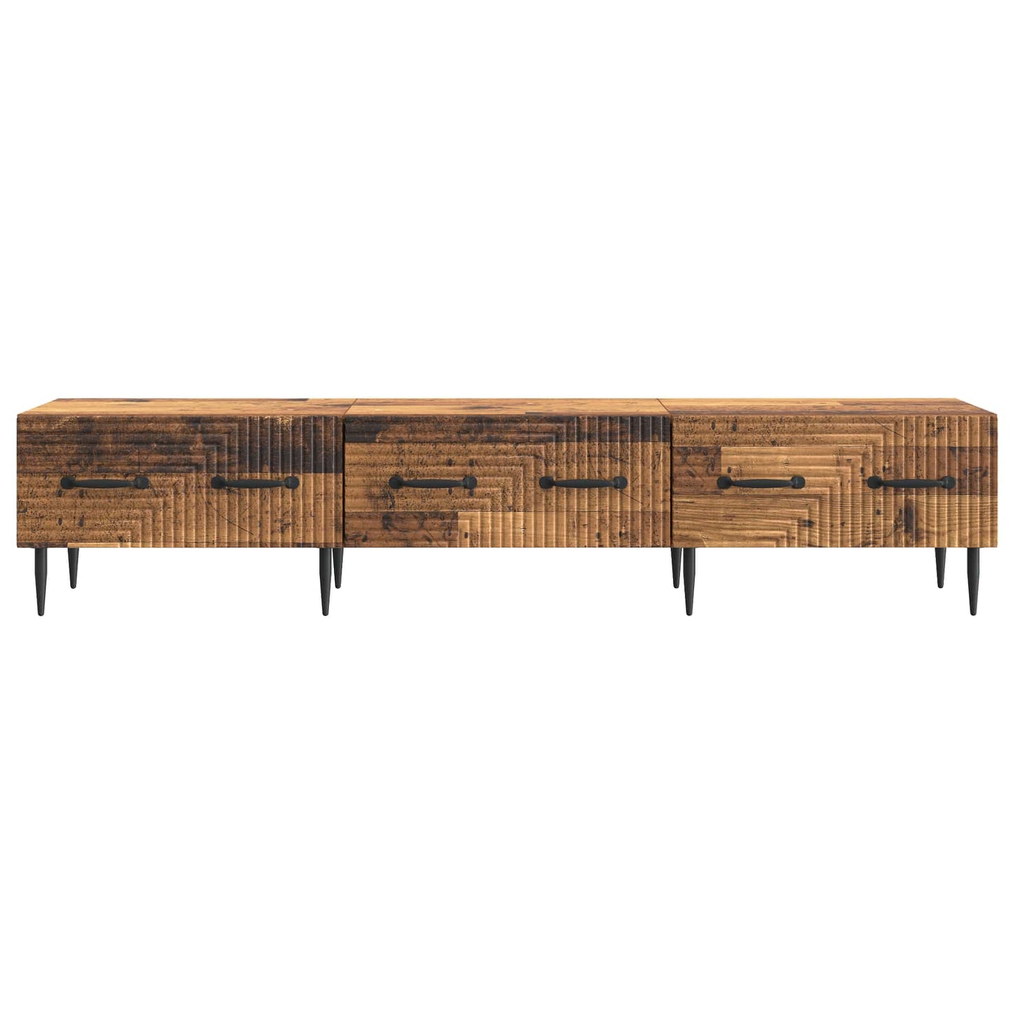 vidaXL TV Cabinet Old Wood 147 x 34.5 x 30 cm Engineered Wood