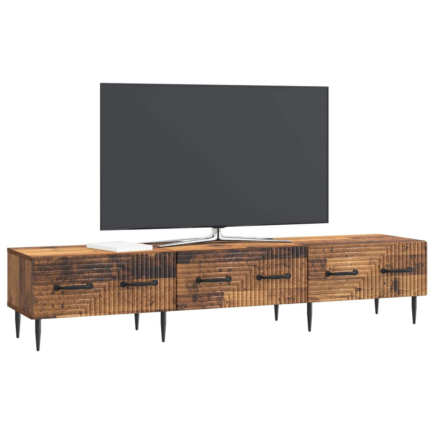 vidaXL TV Cabinet Old Wood 147 x 34.5 x 30 cm Engineered Wood