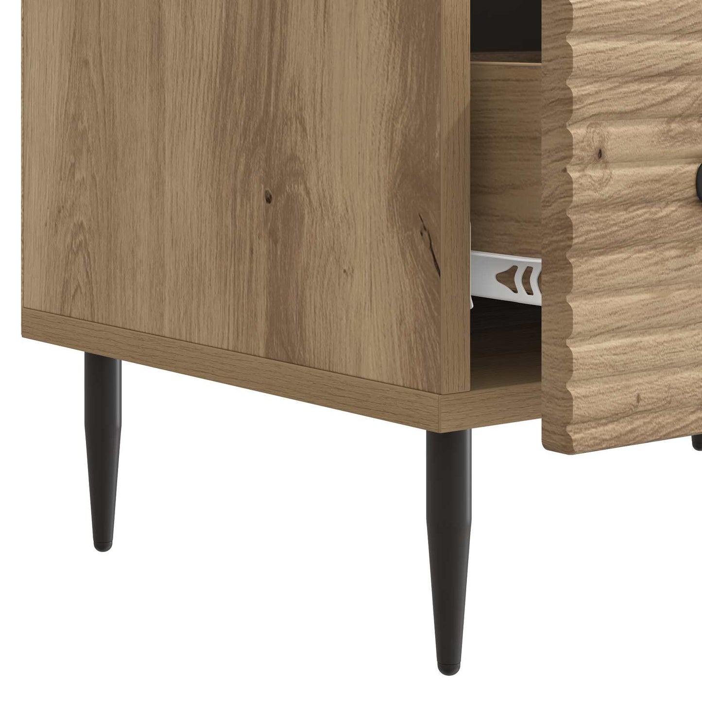 vidaXL TV Cabinet 147 x 34.5 x 30 cm Artisan Oak Engineered Wood