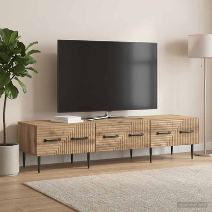 vidaXL TV Cabinet 147 x 34.5 x 30 cm Artisan Oak Engineered Wood