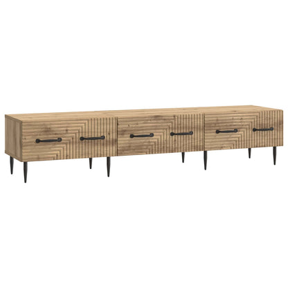 vidaXL TV Cabinet 147 x 34.5 x 30 cm Artisan Oak Engineered Wood