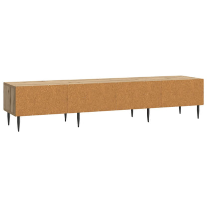 vidaXL TV Cabinet 147 x 34.5 x 30 cm Artisan Oak Engineered Wood