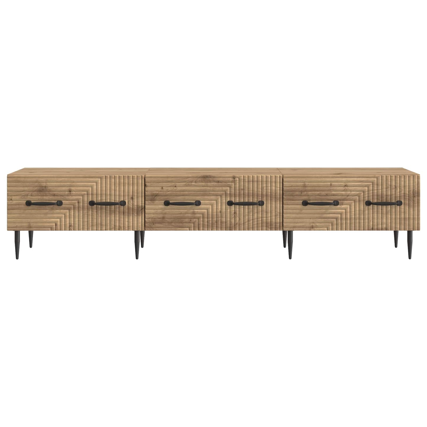 vidaXL TV Cabinet 147 x 34.5 x 30 cm Artisan Oak Engineered Wood