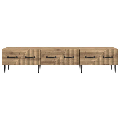 vidaXL TV Cabinet 147 x 34.5 x 30 cm Artisan Oak Engineered Wood