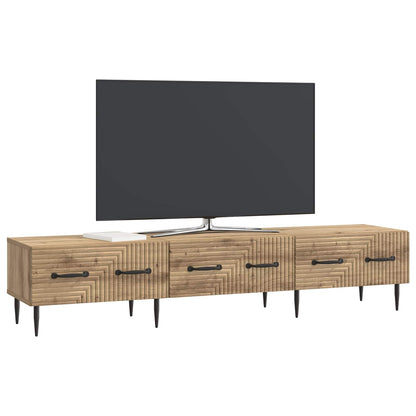 vidaXL TV Cabinet 147 x 34.5 x 30 cm Artisan Oak Engineered Wood