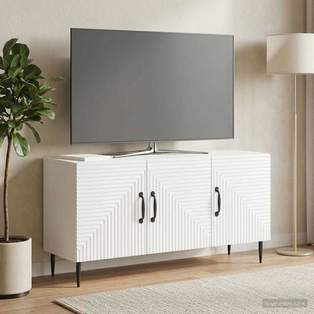 vidaXL TV Cabinet White 99 x 34.5 x 50 cm Engineered Wood