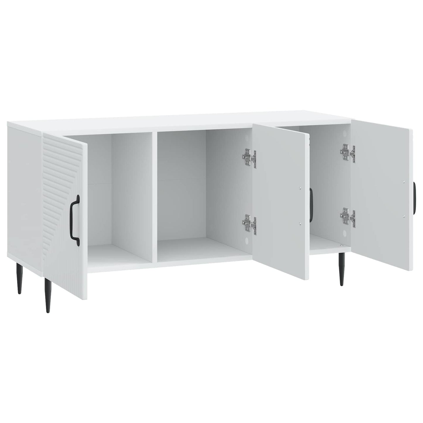 vidaXL TV Cabinet White 99 x 34.5 x 50 cm Engineered Wood