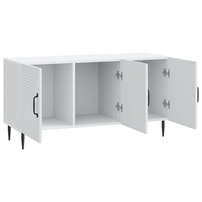 vidaXL TV Cabinet White 99 x 34.5 x 50 cm Engineered Wood