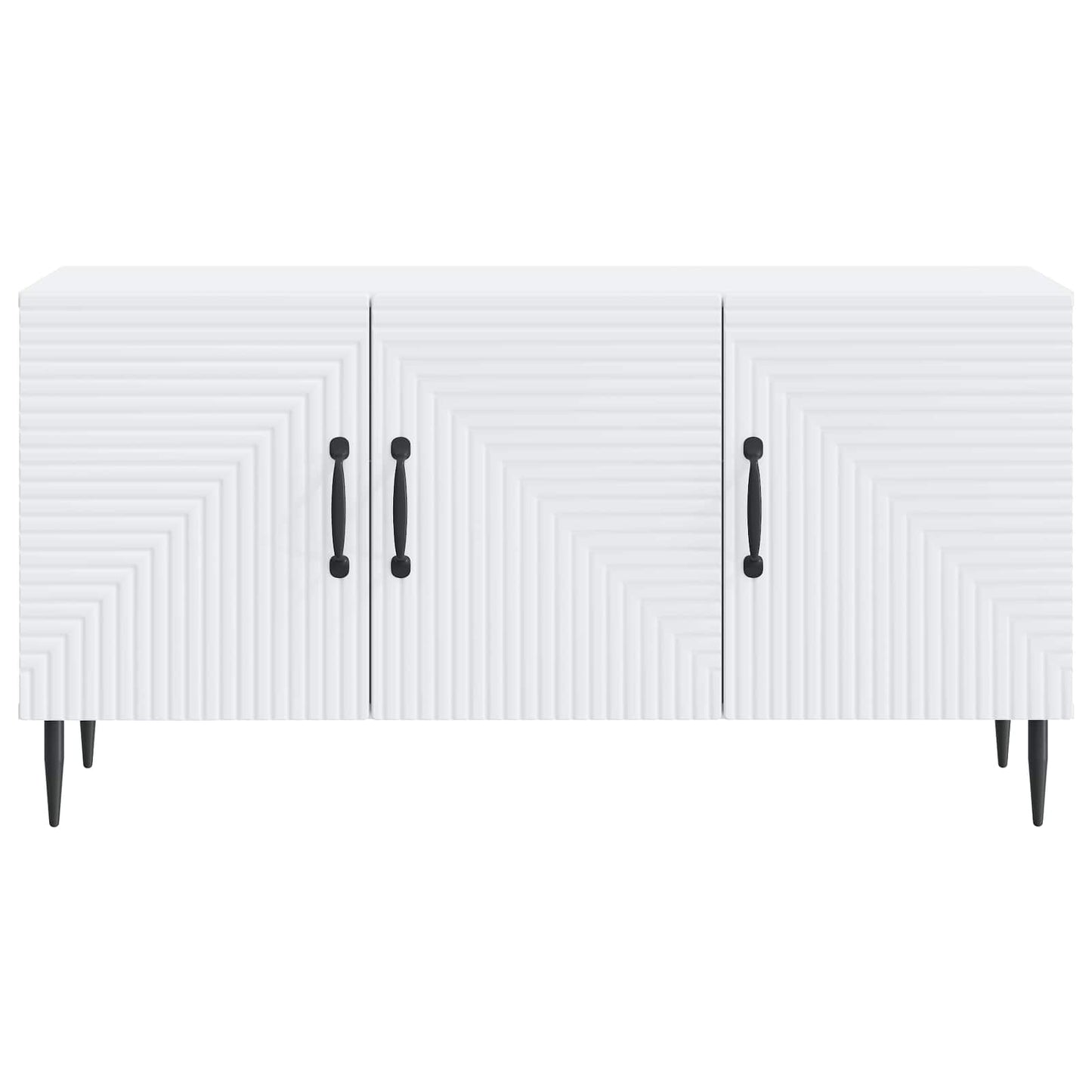 vidaXL TV Cabinet White 99 x 34.5 x 50 cm Engineered Wood