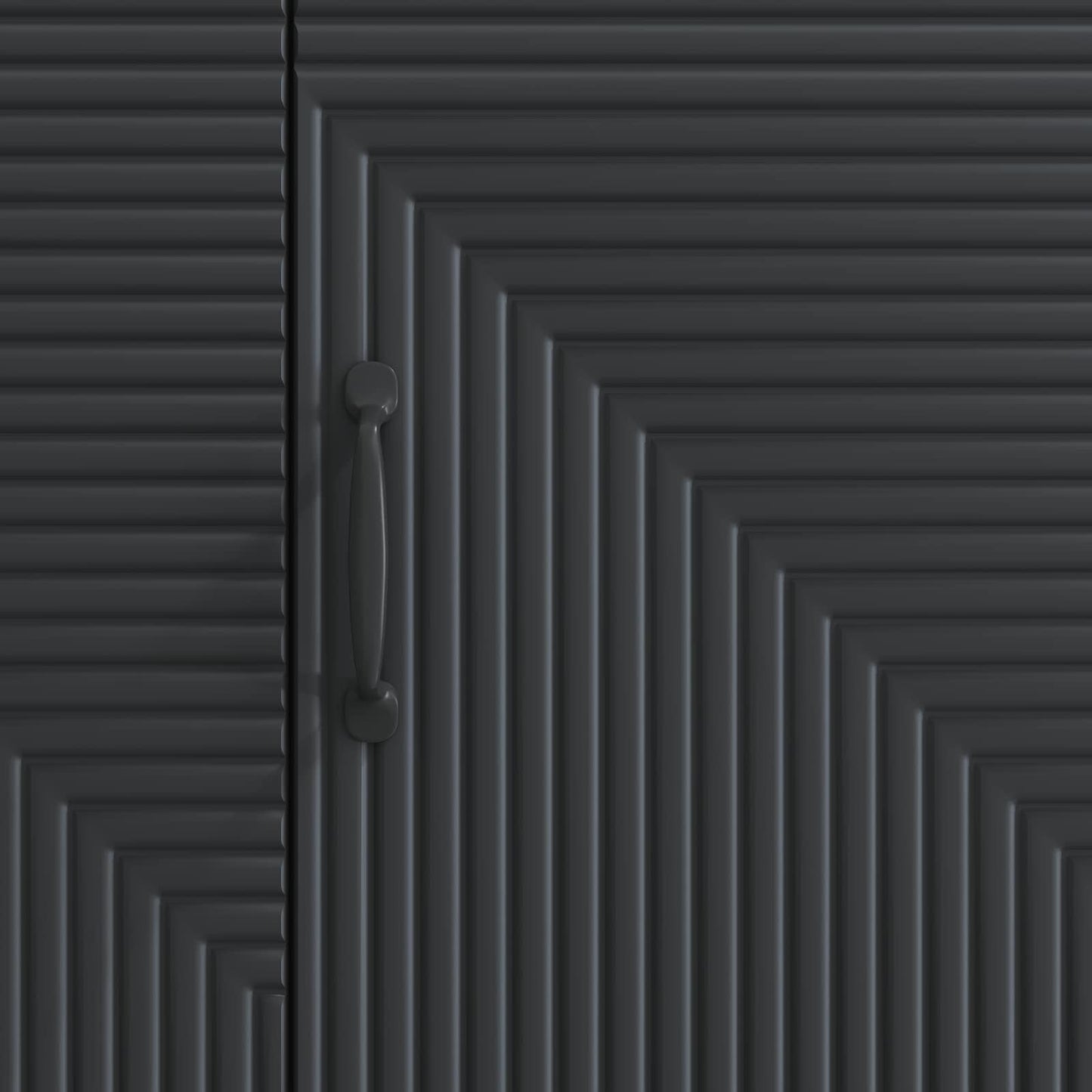 vidaXL TV Cabinet Black 99 x 34.5 x 50 cm Engineered Wood