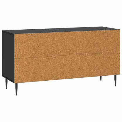 vidaXL TV Cabinet Black 99 x 34.5 x 50 cm Engineered Wood