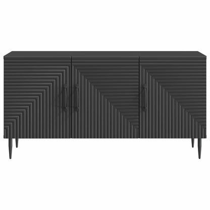 vidaXL TV Cabinet Black 99 x 34.5 x 50 cm Engineered Wood