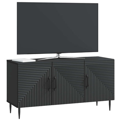 vidaXL TV Cabinet Black 99 x 34.5 x 50 cm Engineered Wood