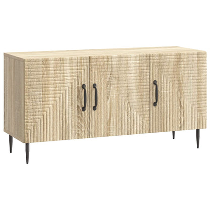 vidaXL TV Cabinet Sonoma Oak 99 x 34.5 x 50 cm Engineered Wood