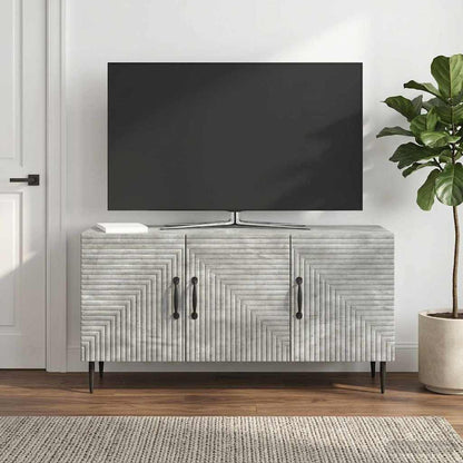 vidaXL TV Cabinet Concrete Grey 99 x 34.5 x 50 cm Engineered Wood