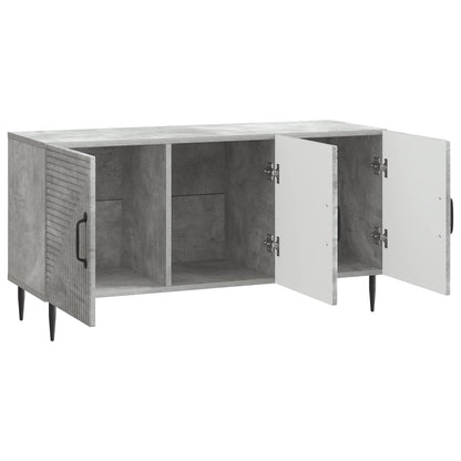 vidaXL TV Cabinet Concrete Grey 99 x 34.5 x 50 cm Engineered Wood