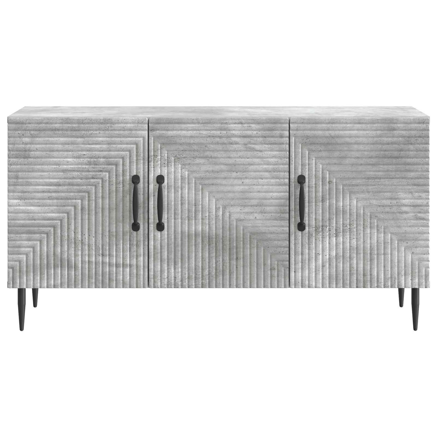 vidaXL TV Cabinet Concrete Grey 99 x 34.5 x 50 cm Engineered Wood