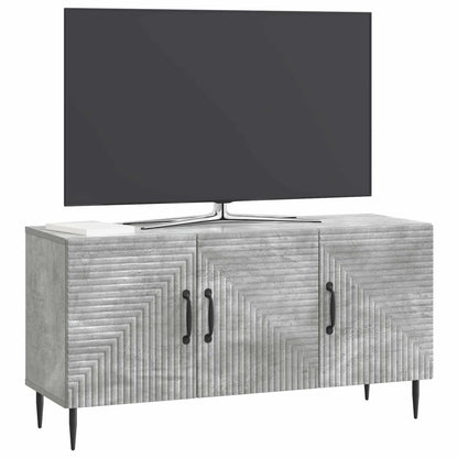 vidaXL TV Cabinet Concrete Grey 99 x 34.5 x 50 cm Engineered Wood