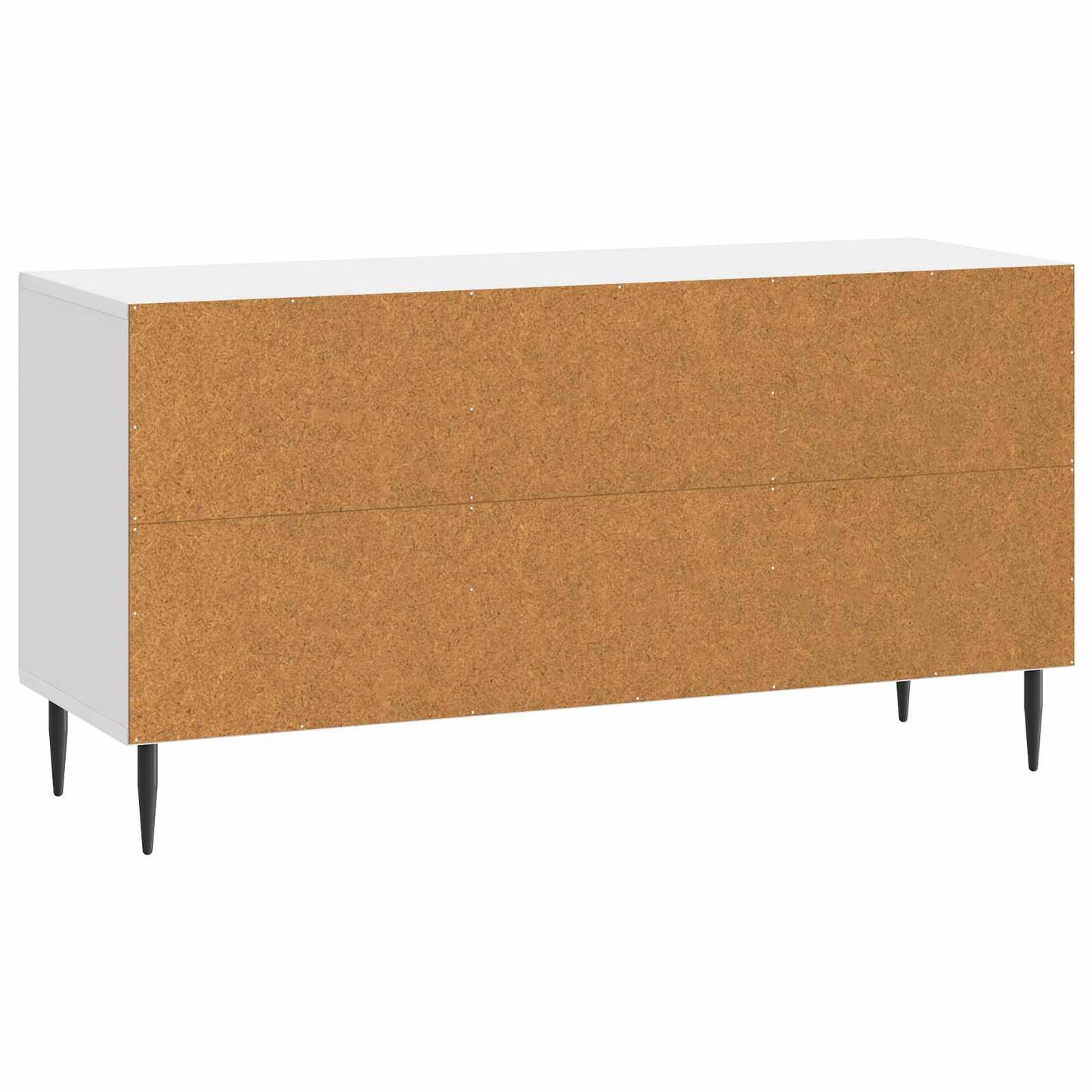 vidaXL TV Cabinet High Gloss White 99 x 34.5 x 50 cm Engineered Wood