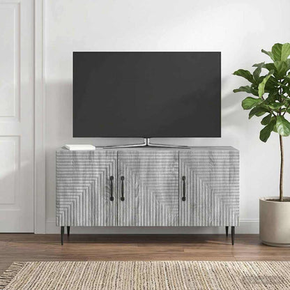 vidaXL TV Cabinet Grey Sonoma 99 x 34.5 x 50 cm Engineered Wood