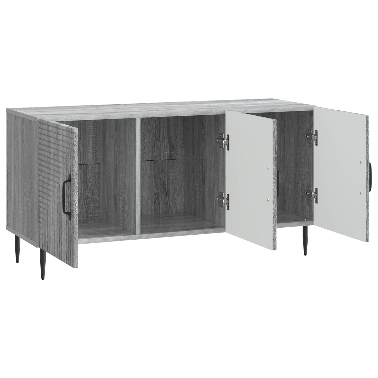 vidaXL TV Cabinet Grey Sonoma 99 x 34.5 x 50 cm Engineered Wood