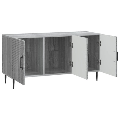 vidaXL TV Cabinet Grey Sonoma 99 x 34.5 x 50 cm Engineered Wood