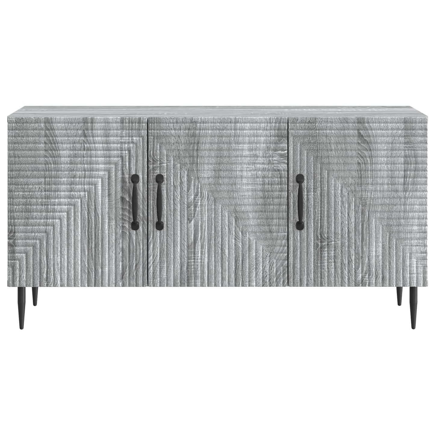 vidaXL TV Cabinet Grey Sonoma 99 x 34.5 x 50 cm Engineered Wood