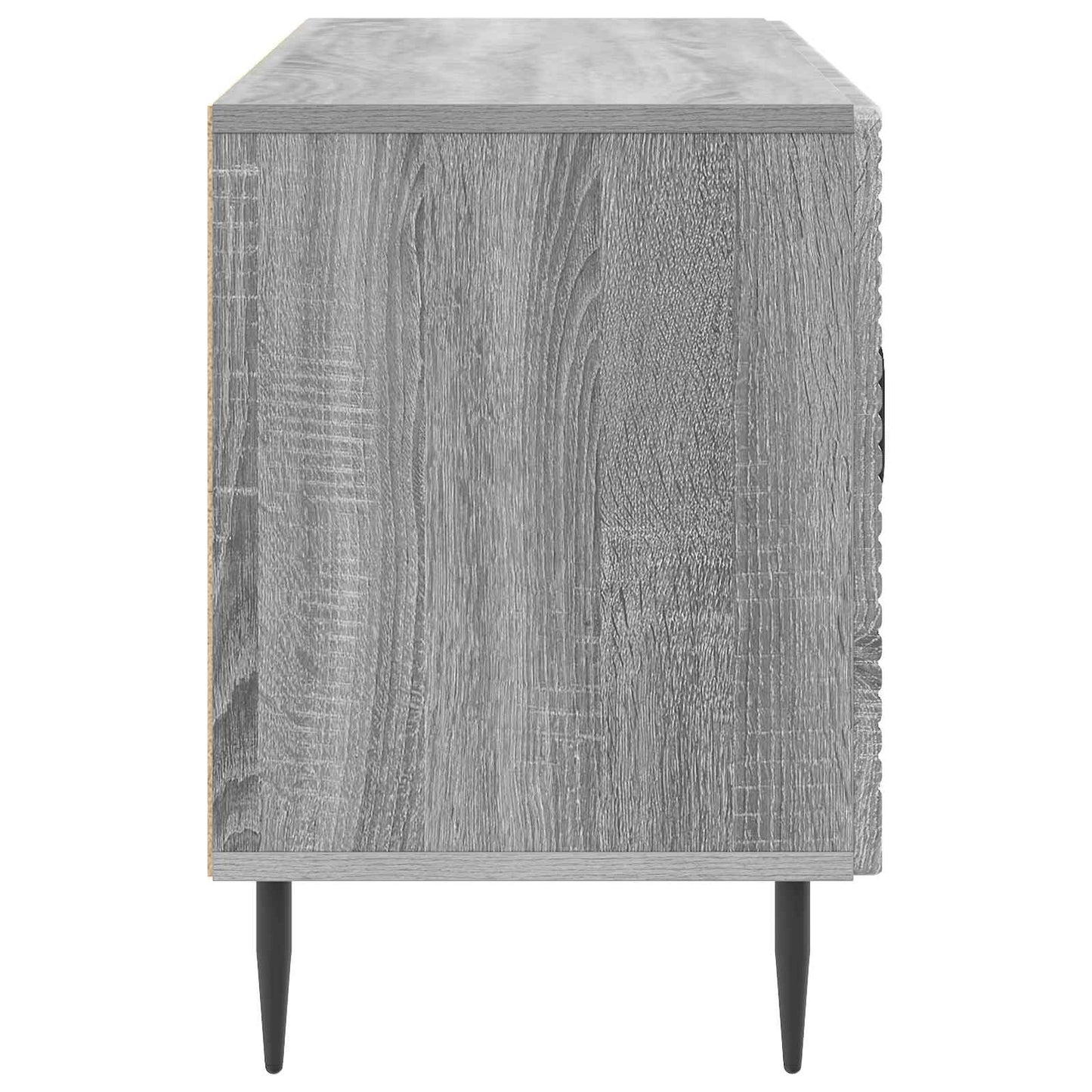 vidaXL TV Cabinet Grey Sonoma 99 x 34.5 x 50 cm Engineered Wood