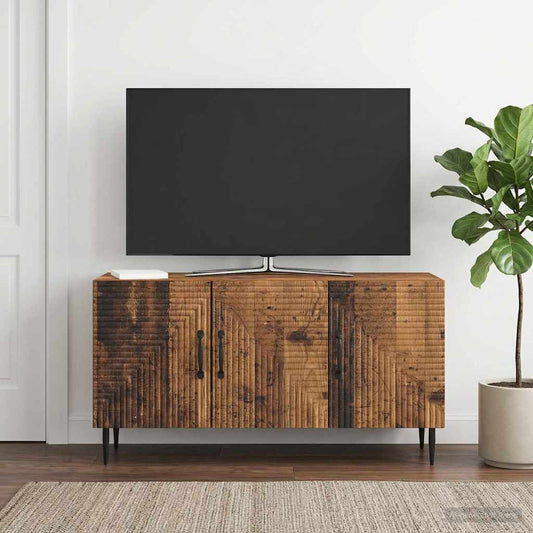 vidaXL TV Cabinet Old Wood 99 x 34.5 x 50 cm Engineered Wood