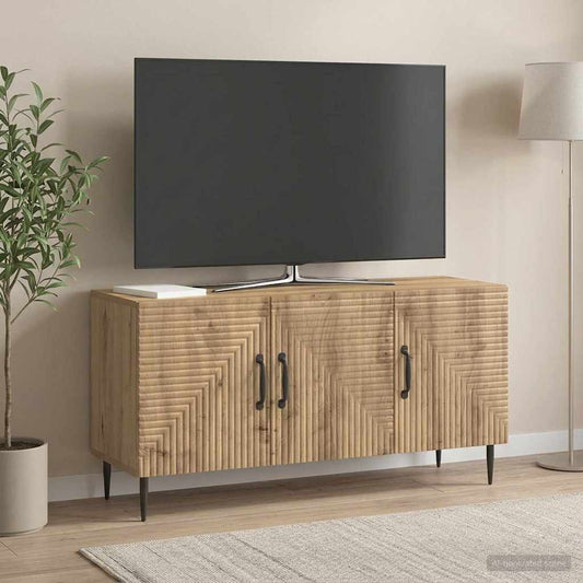vidaXL TV Cabinet 99 x 34.5 x 50 cm Artisan Oak Engineered Wood