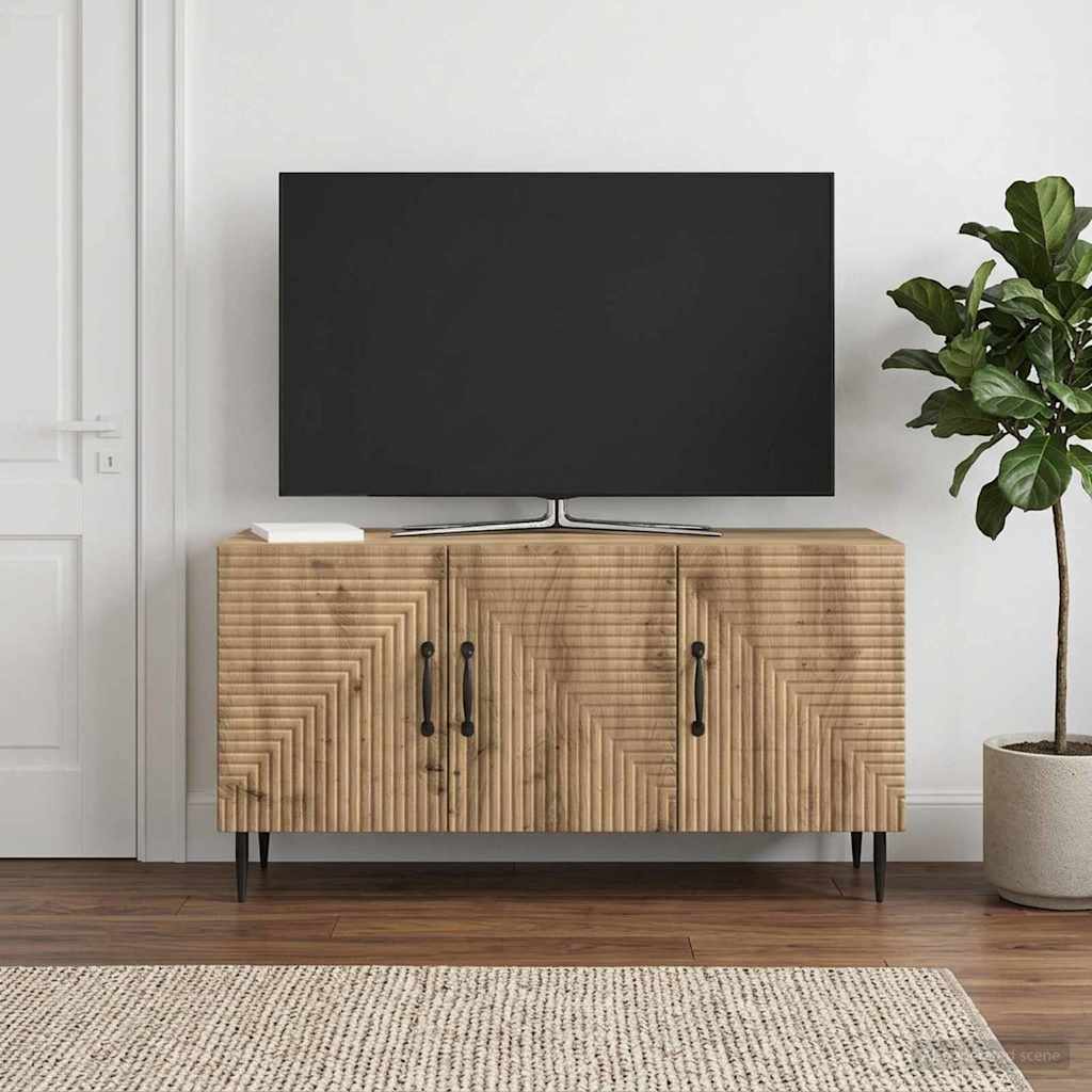 vidaXL TV Cabinet 99 x 34.5 x 50 cm Artisan Oak Engineered Wood