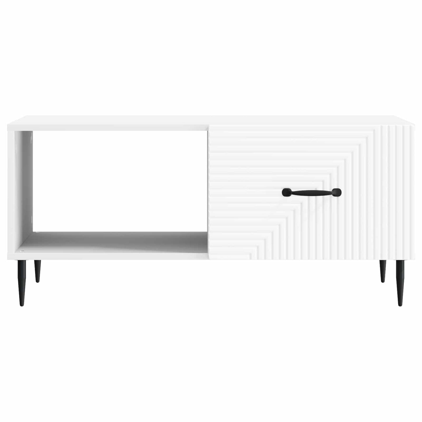 vidaXL Coffee Table White 90 x 50 x 40 cm Engineered Wood