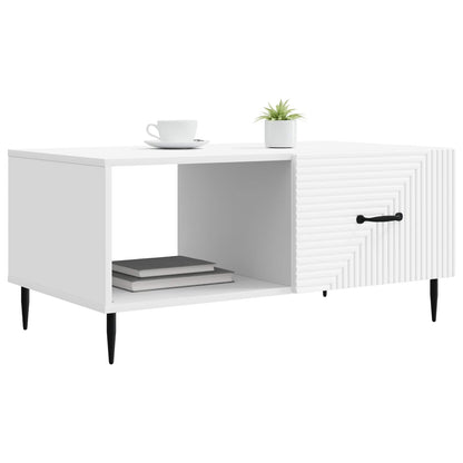 vidaXL Coffee Table White 90 x 50 x 40 cm Engineered Wood