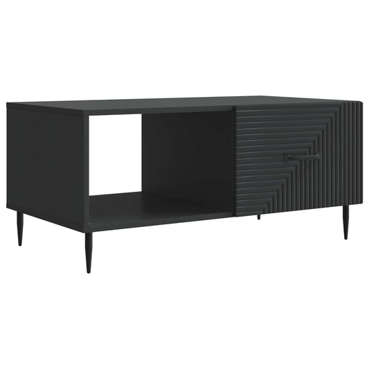 vidaXL Coffee Table Black 90 x 50 x 40 cm Engineered Wood