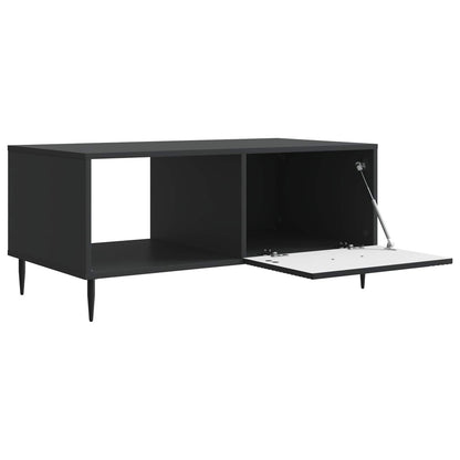 vidaXL Coffee Table Black 90 x 50 x 40 cm Engineered Wood