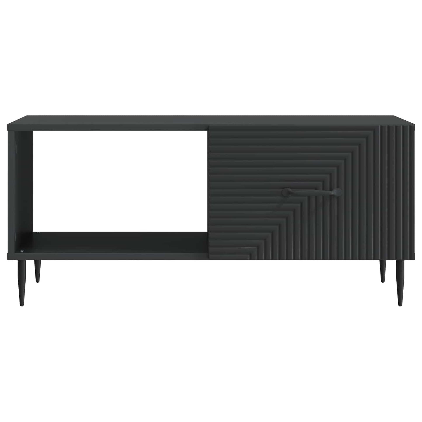 vidaXL Coffee Table Black 90 x 50 x 40 cm Engineered Wood