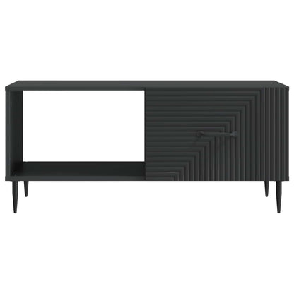 vidaXL Coffee Table Black 90 x 50 x 40 cm Engineered Wood