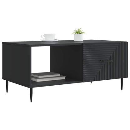 vidaXL Coffee Table Black 90 x 50 x 40 cm Engineered Wood