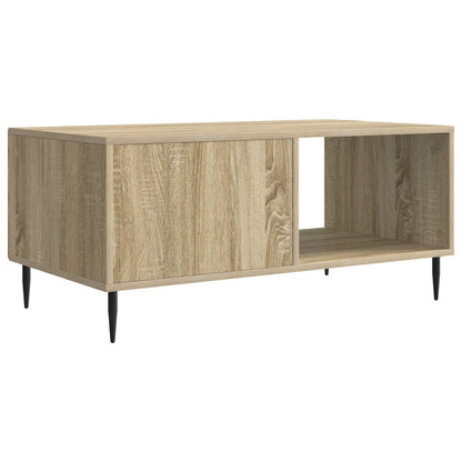 vidaXL Coffee Table Sonoma Oak 90 x 50 x 40 cm Engineered Wood