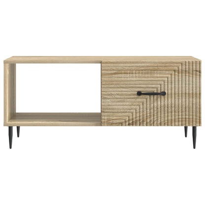 vidaXL Coffee Table Sonoma Oak 90 x 50 x 40 cm Engineered Wood