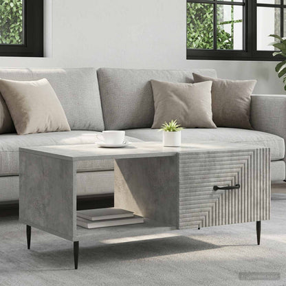 vidaXL Coffee Table Concrete Grey 90 x 50 x 40 cm Engineered Wood