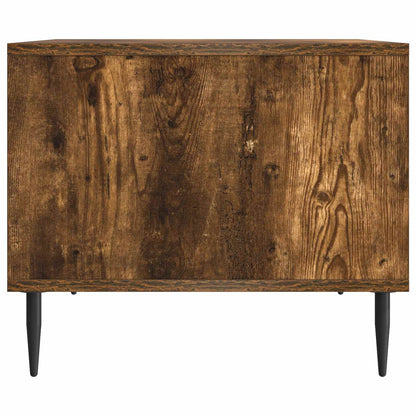 vidaXL Coffee Table Smoked Oak 90 x 50 x 40 cm Engineered Wood