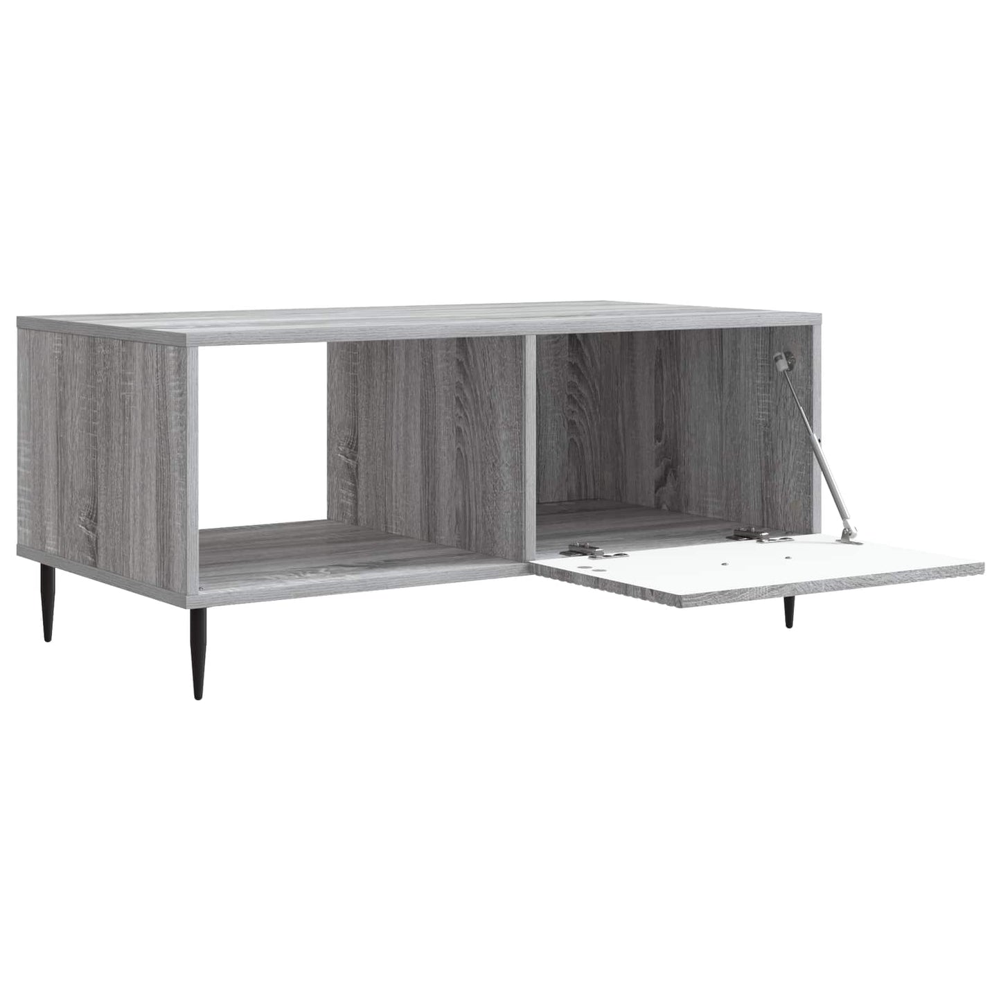 vidaXL Coffee Table Grey Sonoma 90 x 50 x 40 cm Engineered Wood