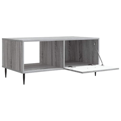 vidaXL Coffee Table Grey Sonoma 90 x 50 x 40 cm Engineered Wood