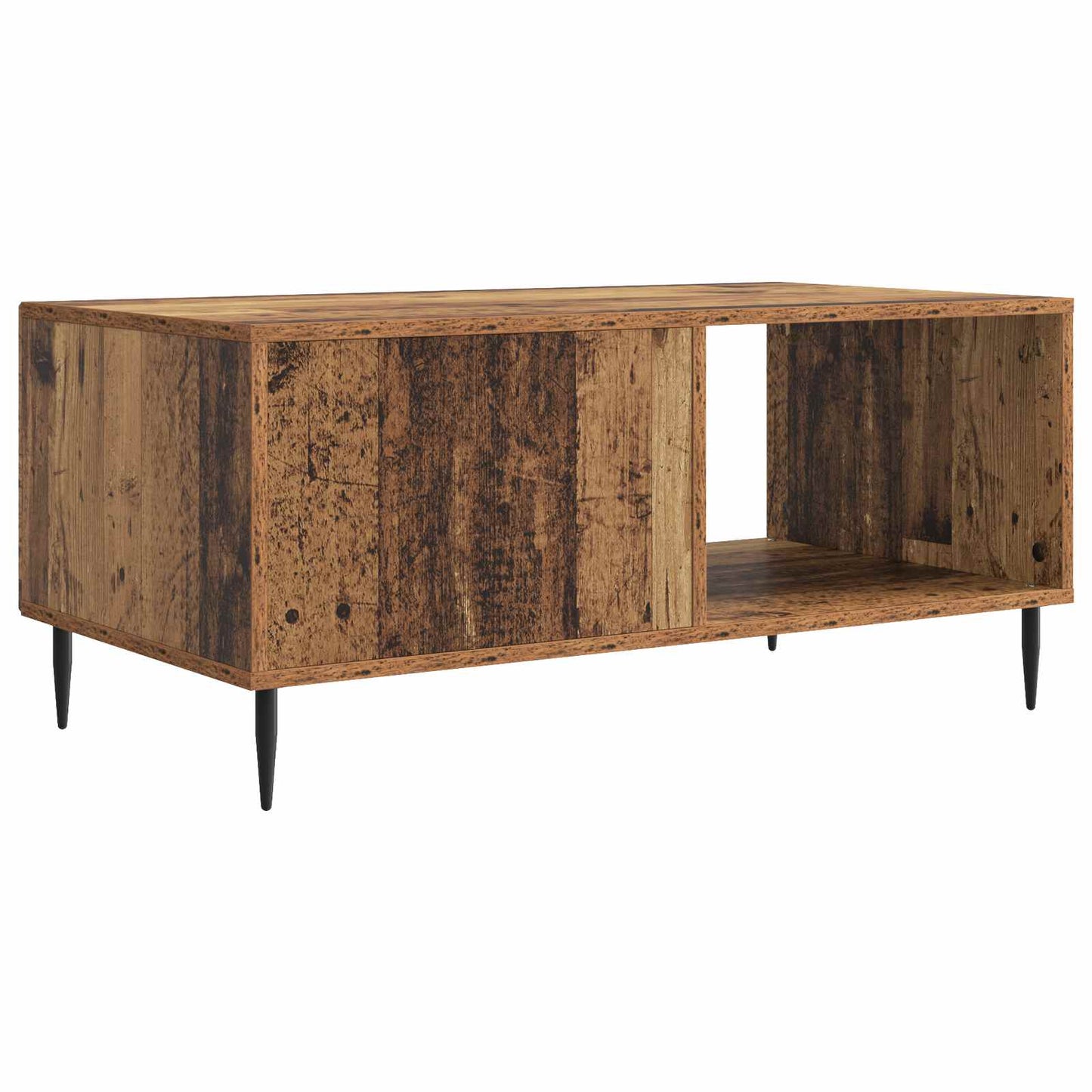 vidaXL Coffee Table Old Wood 90 x 50 x 40 cm Engineered Wood