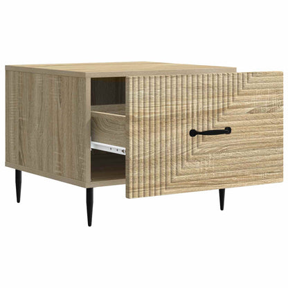 vidaXL Coffee Table Sonoma Oak 49 x 50 x 40 cm Engineered Wood