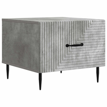 vidaXL Coffee Table Concrete Grey 49 x 50 x 40 cm Engineered Wood